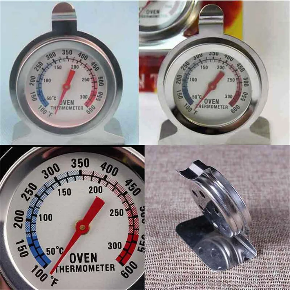 Stainless Steel Oven Cookware Thermometer Thermometer Mini Thermometer Barbecue Thermometer For Home Cooking 50~300℃/100℉~600℉