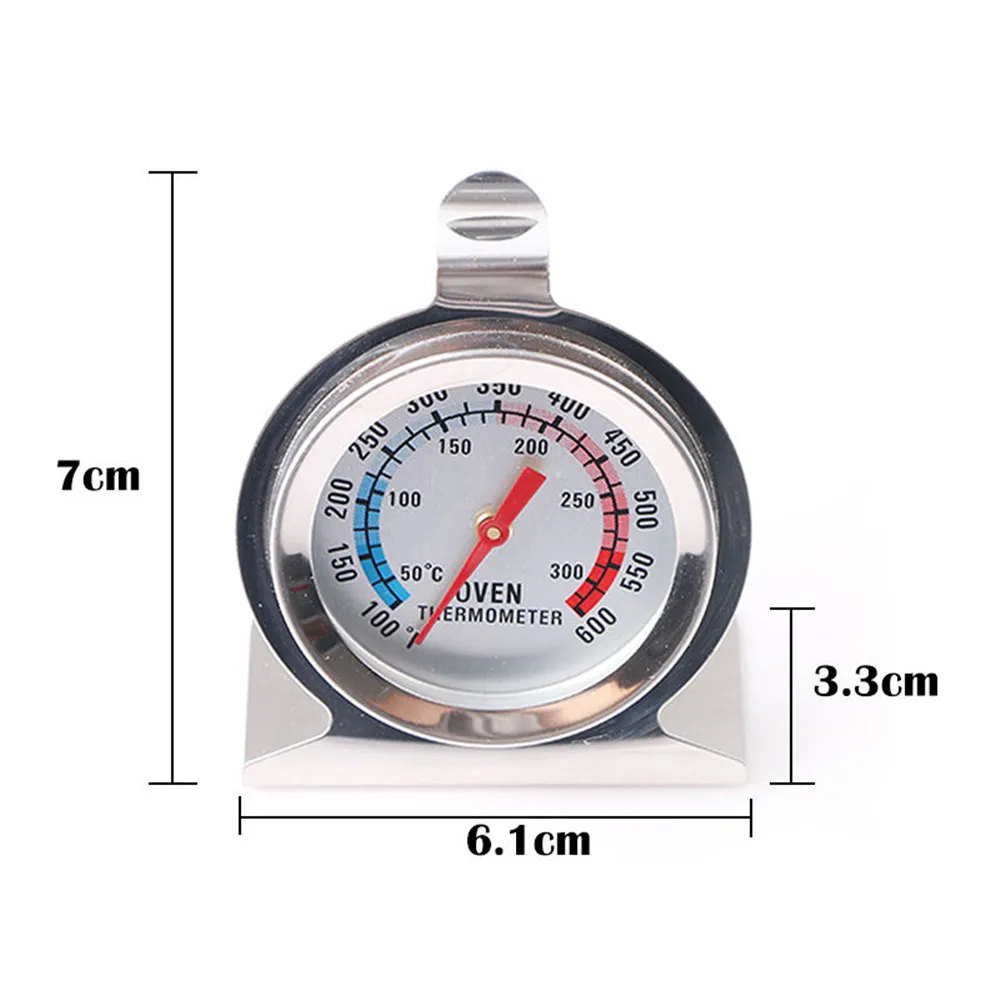 Stainless Steel Oven Cookware Thermometer Thermometer Mini Thermometer Barbecue Thermometer For Home Cooking 50~300℃/100℉~600℉
