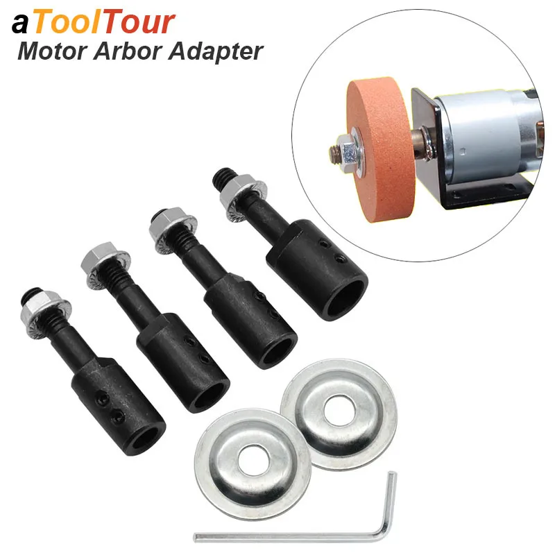 Motor Shaft Arbor Coupler Extender Sleeve Spindle Couple Chuck Adapter Convert Bench Grinder Extension Rod Buff Wheel Rotary