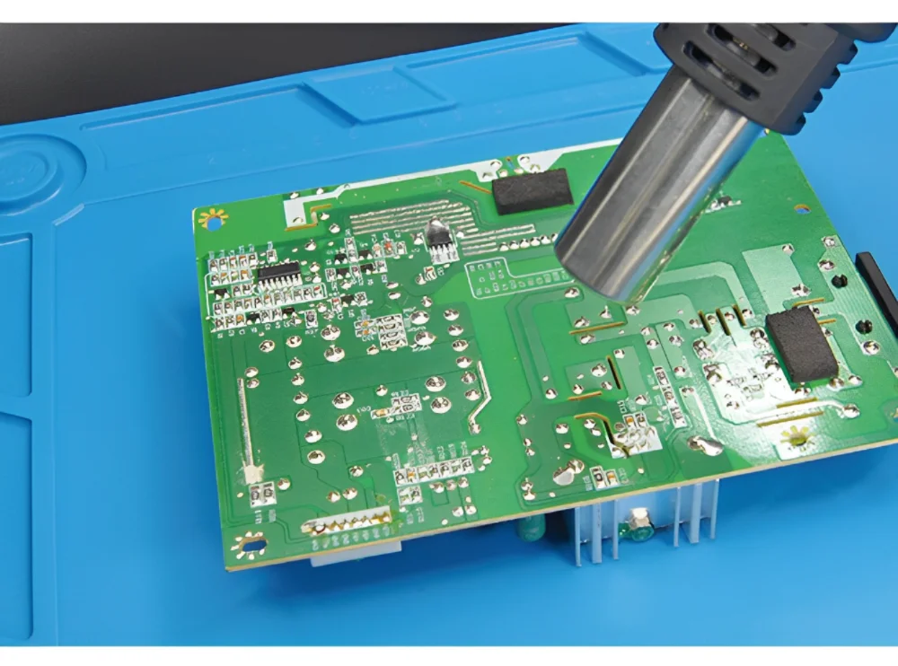 Silicone Soldering Mat ESD Antistatic Heat Insulation Motherboard Electronics Phone Repair Maintenance Working Platform Pad