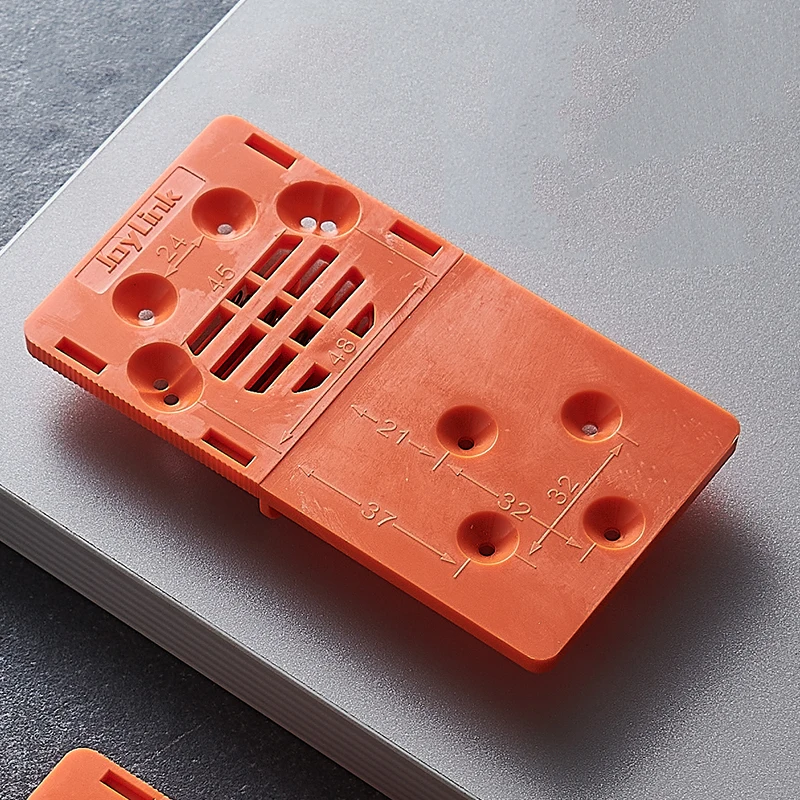 1Pc 35mm Hinge Hole Drilling Guide Locator Set Door Hinge Jig Cabinet Hardware Jig for Hinge Opening Door & Cabinet Construction