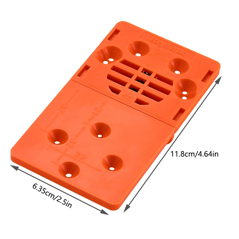 1Pc 35mm Hinge Hole Drilling Guide Locator Set Door Hinge Jig Cabinet Hardware Jig for Hinge Opening Door & Cabinet Construction