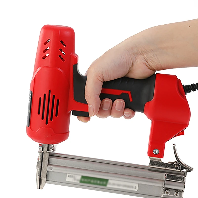 2600W Electric Nailer And Stapler Furniture Staple Gun F30 For Wood Frame Carpentry Woodworking Construction Electric Tools