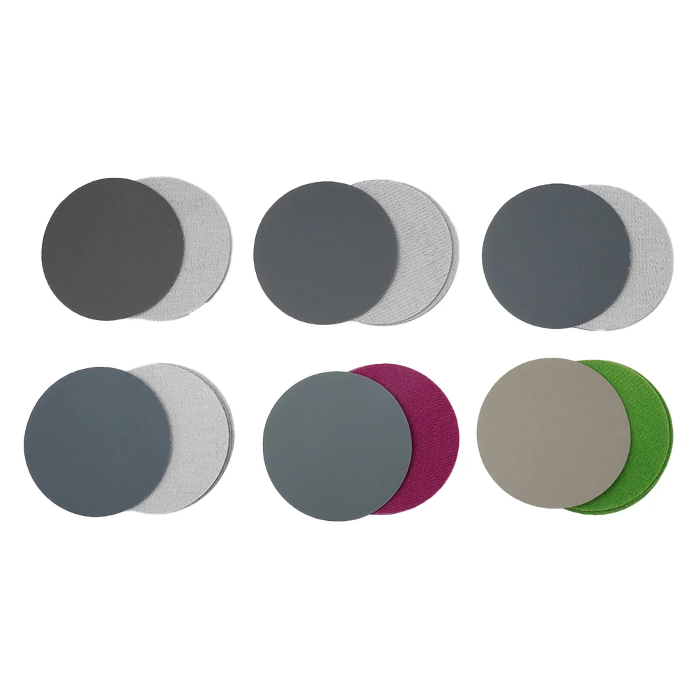 30pcs Water/Dry Sanding Paper 3inch 75mm Hook & Loop Sanding Disc 800 1000 1200 1500 2000 3000 Grit Sand Paper Abrasive Tools