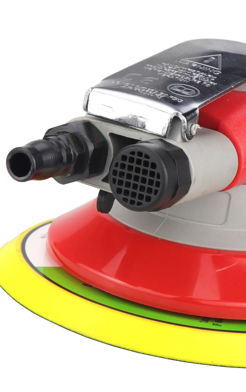 HIFESON 5/6 inch Pneumatic Air Orbital Sander 125/150mm Air Sanding Machine Polisher Air Tool Car Woodworking Metal Polishing