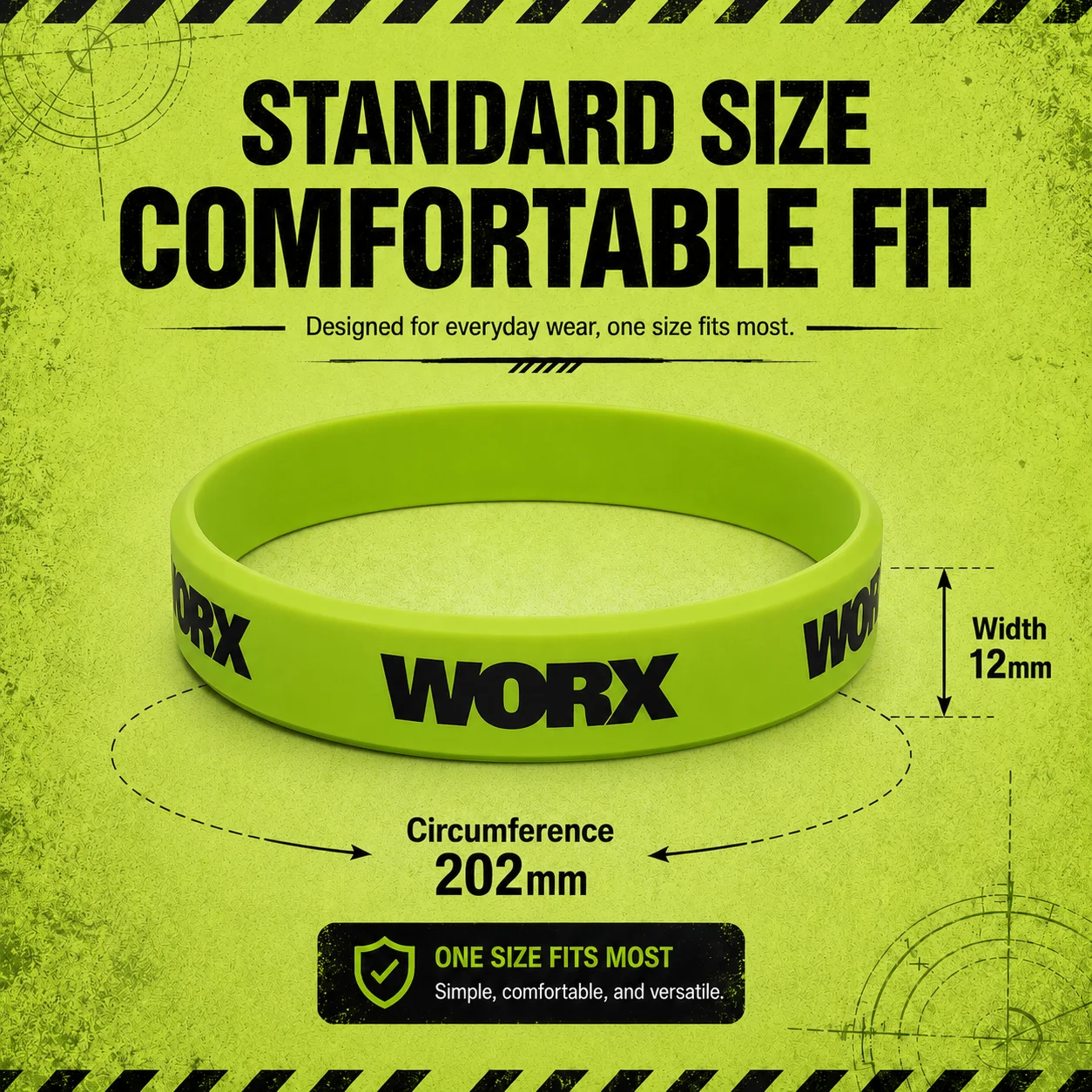 WORX sports wristband tool decoration couple basketball sports wristband fitness rubber wristband