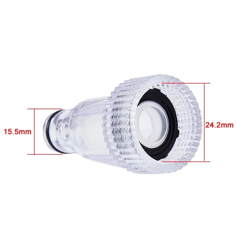 Car Washer Adapter High Pressure Washer Water Filter Automobile Washing Machine Water Connector Set Hose Pipe Fitting