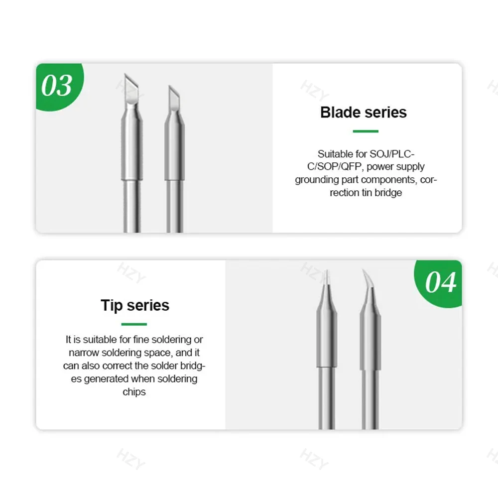 RELIFE RL-T245 Tips Universal C245 Soldering Iron Tip Compatible For Xsoldering Sugon Soldering Station GVM Aixun Handle