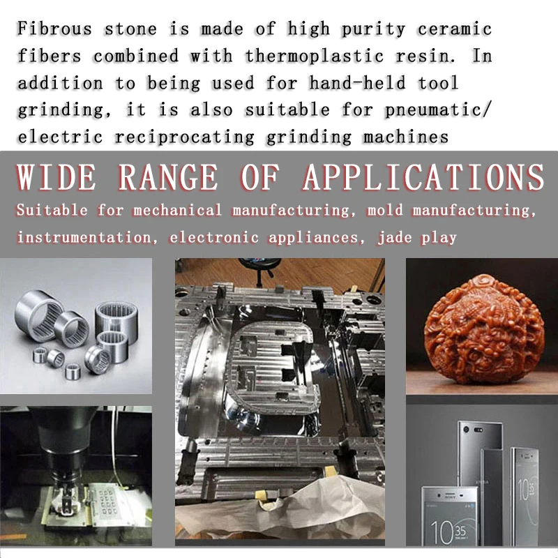 Japan Original XEBEC G Series Wholesale 1004/1006/1010/D3 Ceramic Alumina Fiber Stone Polishing Mold to Remove Fire Patterns