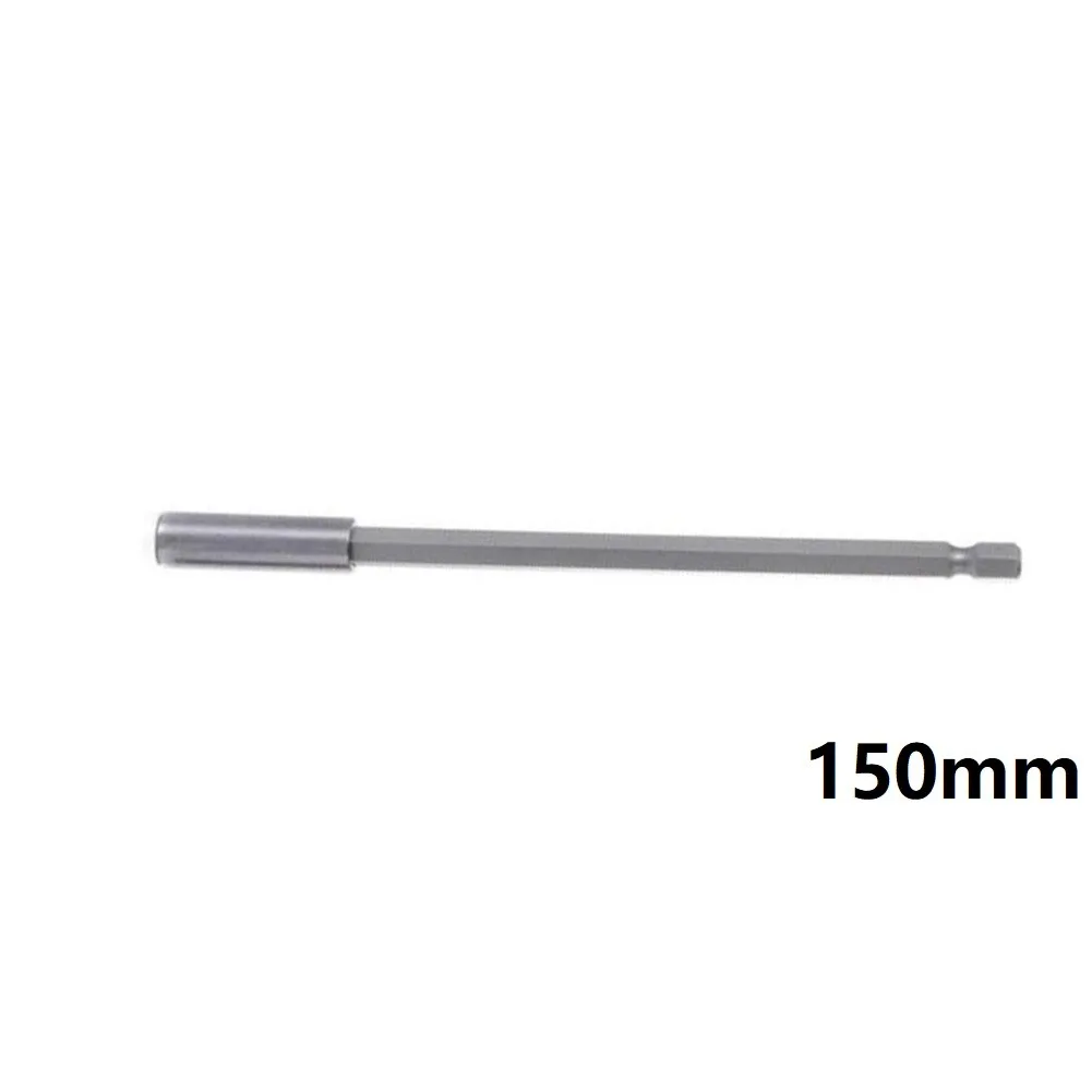 Holder Hex Extension Extension Connecting Rod Long Screwdriver Magnetic Bit Silver 150mm Extension Length 150mm