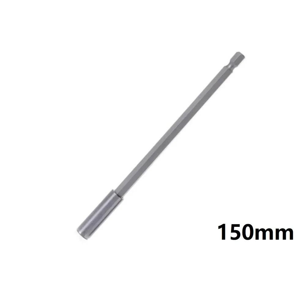 Holder Hex Extension Extension Connecting Rod Long Screwdriver Magnetic Bit Silver 150mm Extension Length 150mm