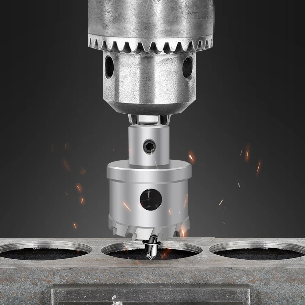 1pc 12-160mm TCT Carbide Hole Saw Drill Bit Hole Saw Cutter For Stainless Steel Metal Alloy Drilling