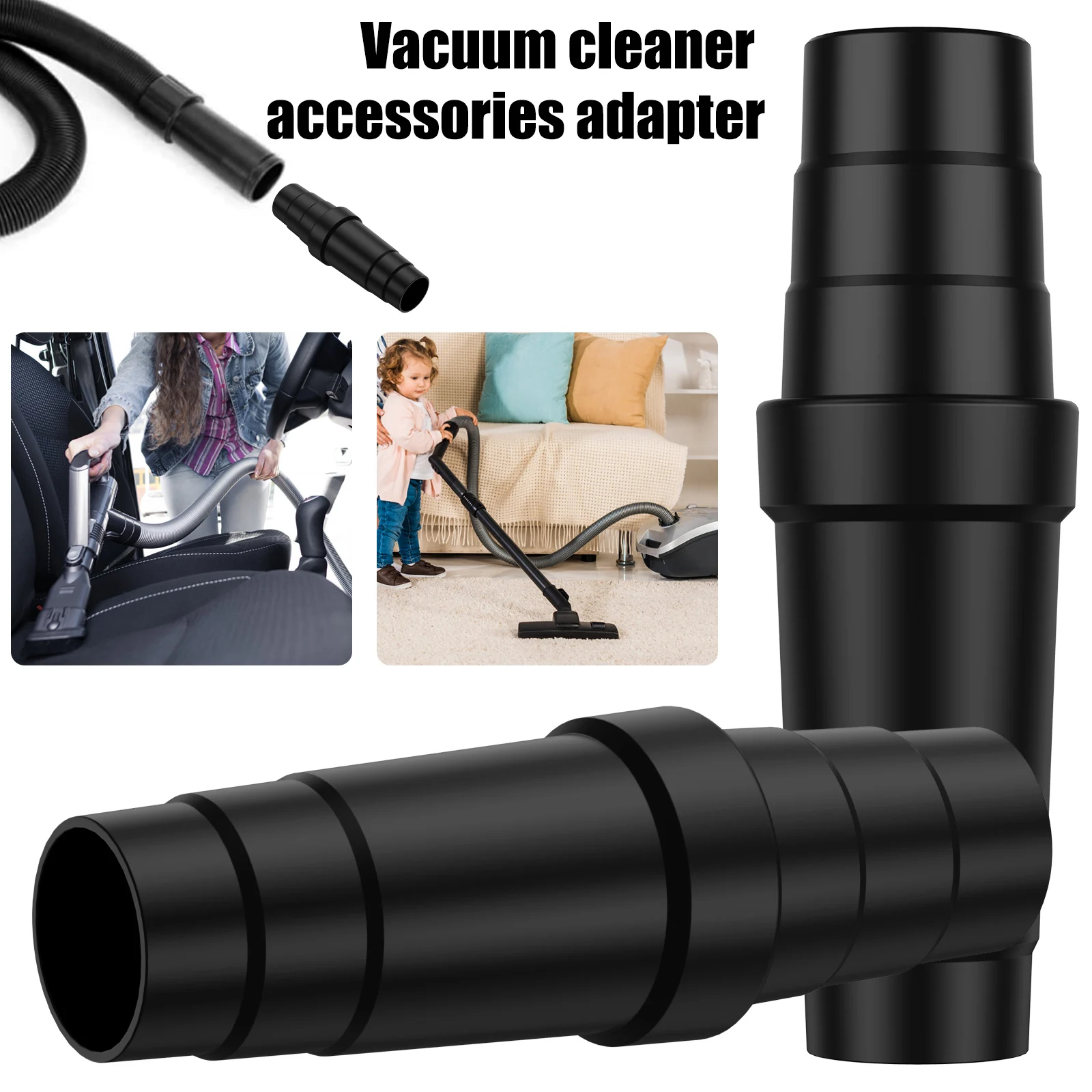 Universal Adapter Converter Vacuum Cleaner Tube Hose 50/42/34/30/23mm Connector Accessories