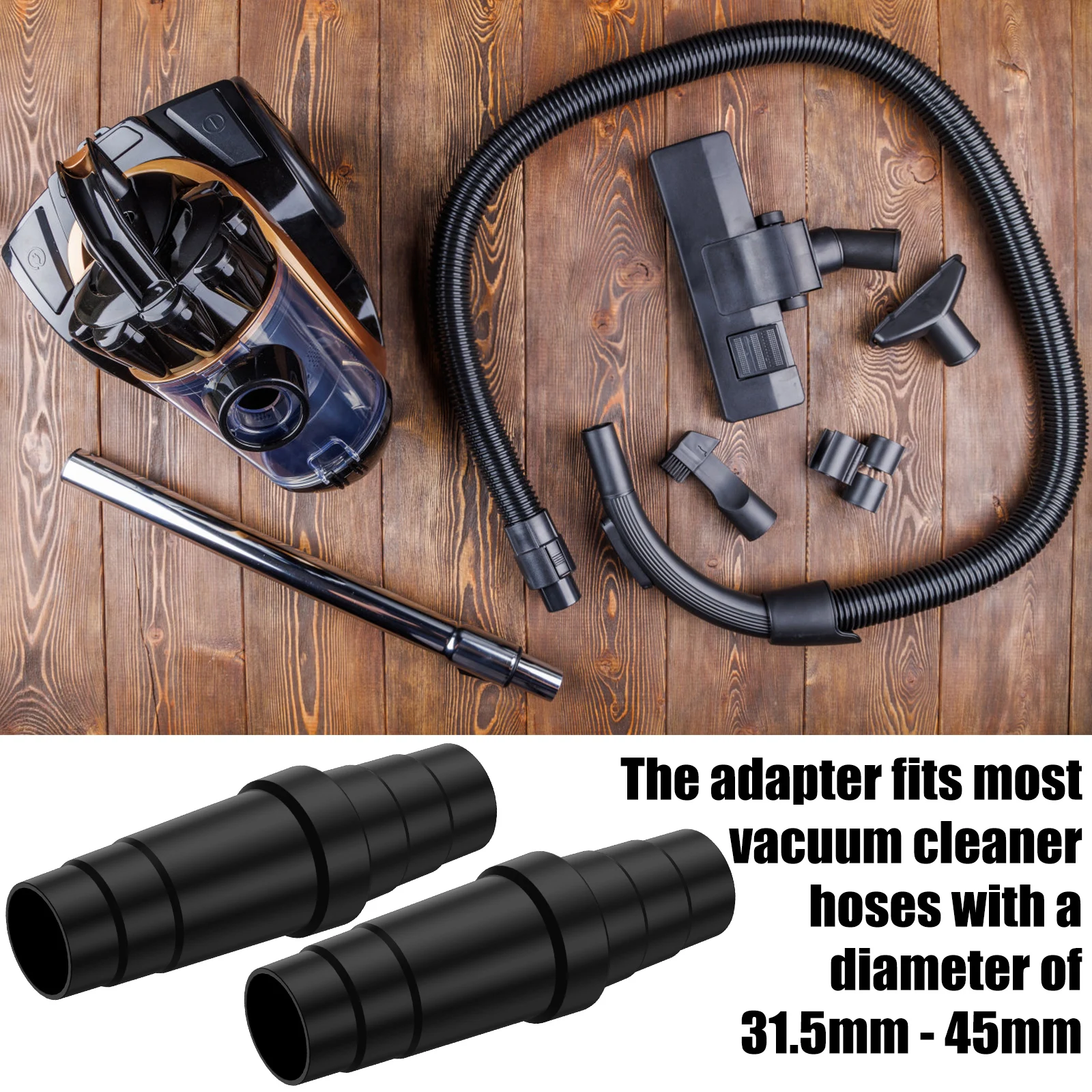 Universal Adapter Converter Vacuum Cleaner Tube Hose 50/42/34/30/23mm Connector Accessories