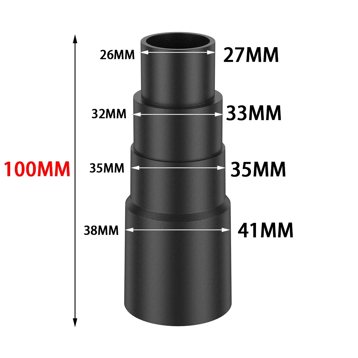 Universal Adapter Converter Vacuum Cleaner Tube Hose 50/42/34/30/23mm Connector Accessories