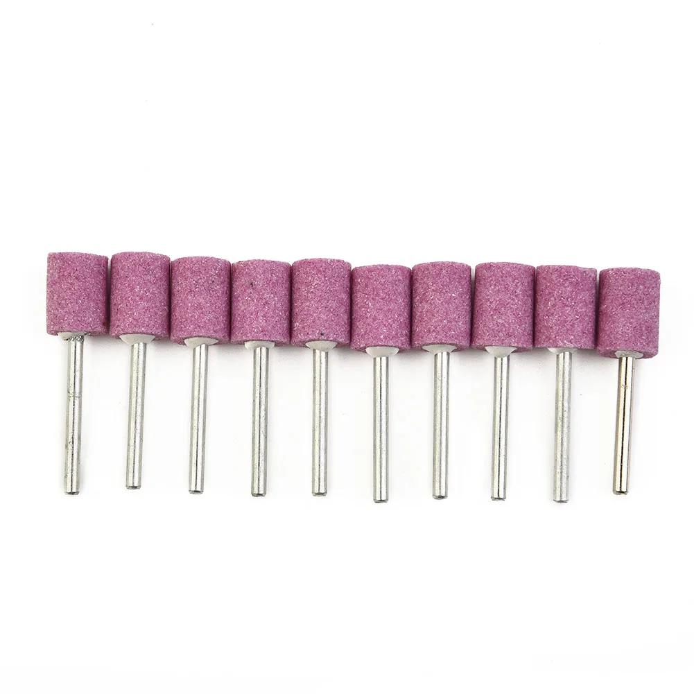 10Pcs Mounted Grinding Stone Head Set 12mm Abrasive Polishing Wheel Bits Shank For Dremel Grinder Drill Power Tool Accessory