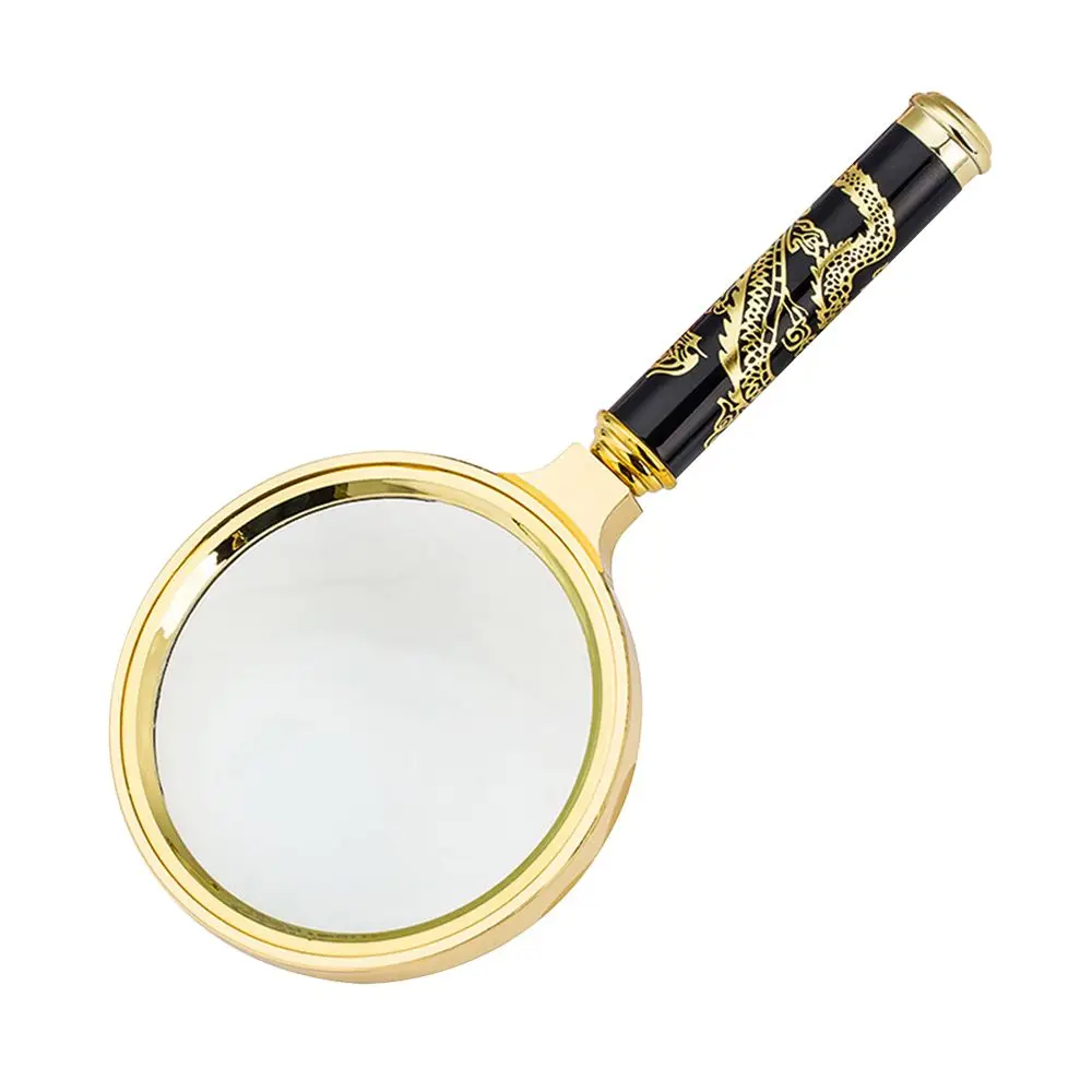 Hot 60/70/80/90/100mm Handheld 10X Magnifier Magnifying Glass Loupe Reading Jewelry Elderly Reading Microscope