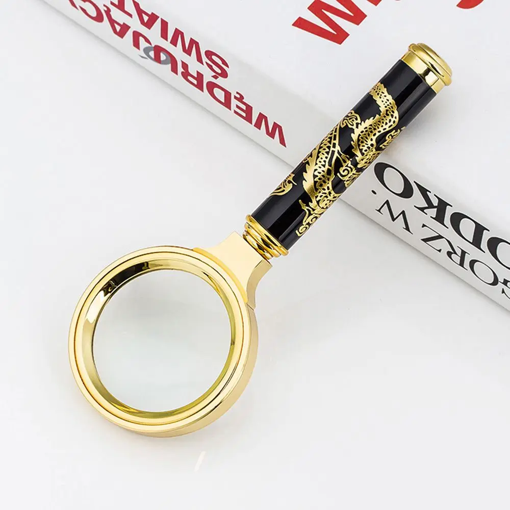 Hot 60/70/80/90/100mm Handheld 10X Magnifier Magnifying Glass Loupe Reading Jewelry Elderly Reading Microscope