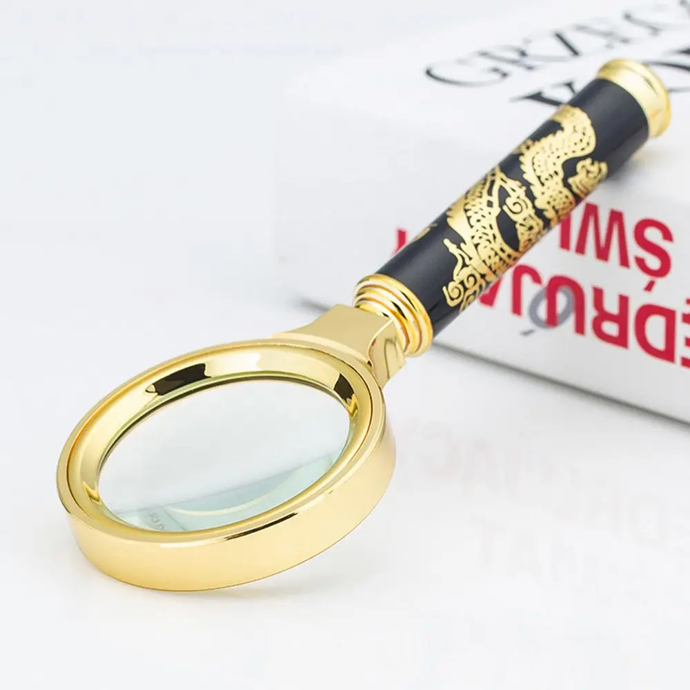 Hot 60/70/80/90/100mm Handheld 10X Magnifier Magnifying Glass Loupe Reading Jewelry Elderly Reading Microscope