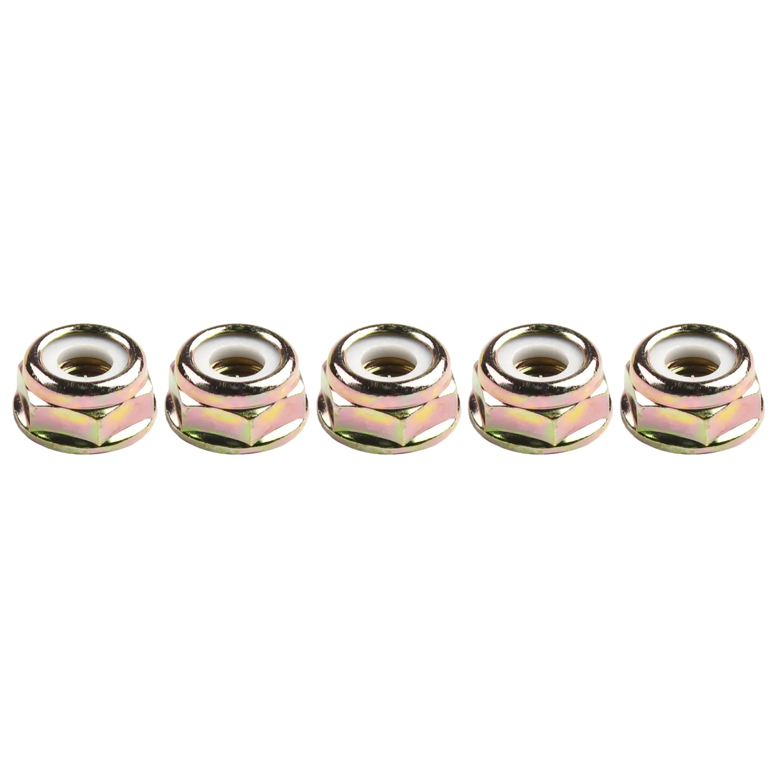 5pcs Reverse Screw Nuts String Trimmer Brush Cutter Gear Head Case Spare Parts M10x1.25 Nuts Lawn Mowers Lawn Trimming Tools