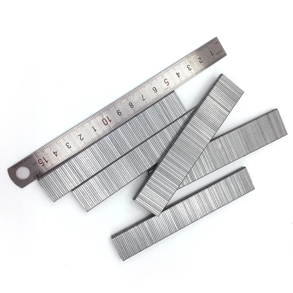 3610Pcs 410J 413J 416J 419J 422J Staple Framing Tacker U Shaped Nail For Electric Stapler Gun Furniture Cabinet Woodworking