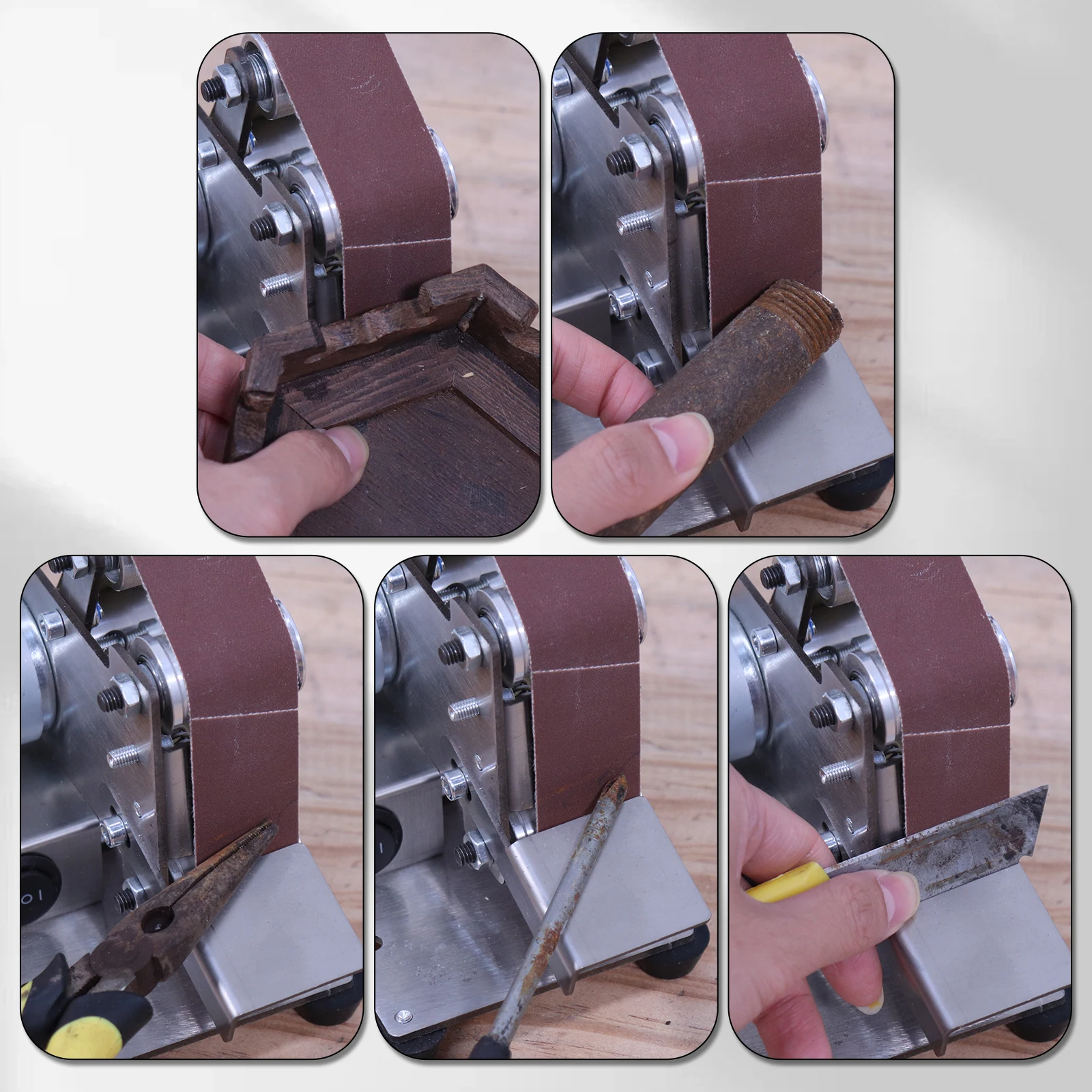 10pcs 30x330mmSanding Belts Belt Sande Machine Special Abrasive for Polishing Machine Metal Woodworking Blade Grinding