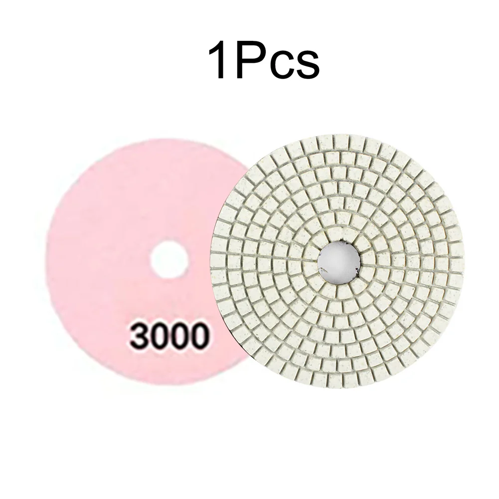 4"Diamond Polishing Pad 30-10000 Grit Wet/Dry Granite Concrete Marble Glass Stone Sanding For Polish Hon Restor Grind Tools