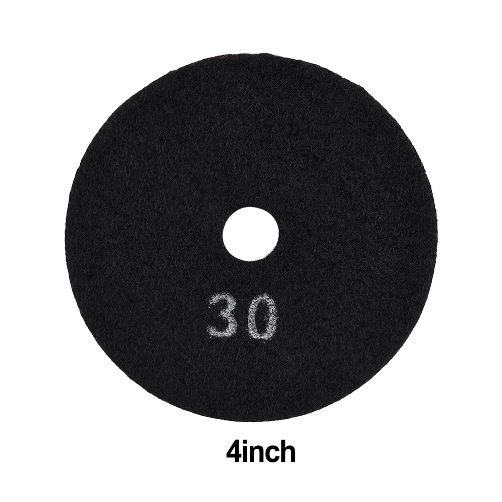 4"Diamond Polishing Pad 30-10000 Grit Wet/Dry Granite Concrete Marble Glass Stone Sanding For Polish Hon Restor Grind Tools