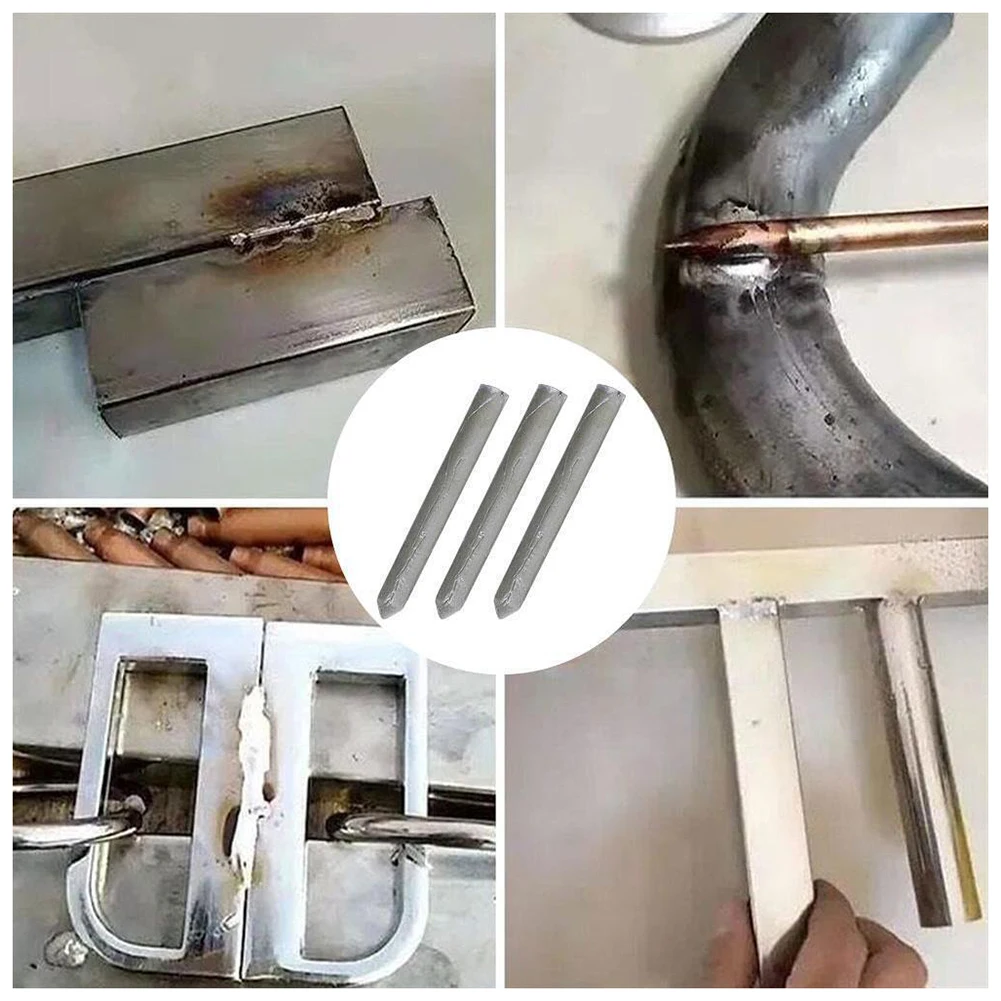 3/6/9/12Pcs Low Temperature repair agent Small holes repair Easy Melt for Steel Copper Stainless Iron Plastic Aluminum Rods Tool