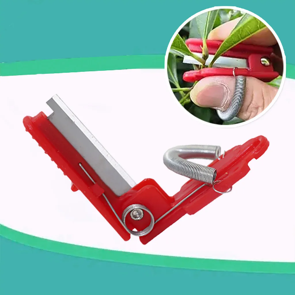 Multifunction Thumb Knife Garden Pruner Fruit Picking Device Safe Fruit Blade Tool Cutting Blade Rings Finger Protector Catcher