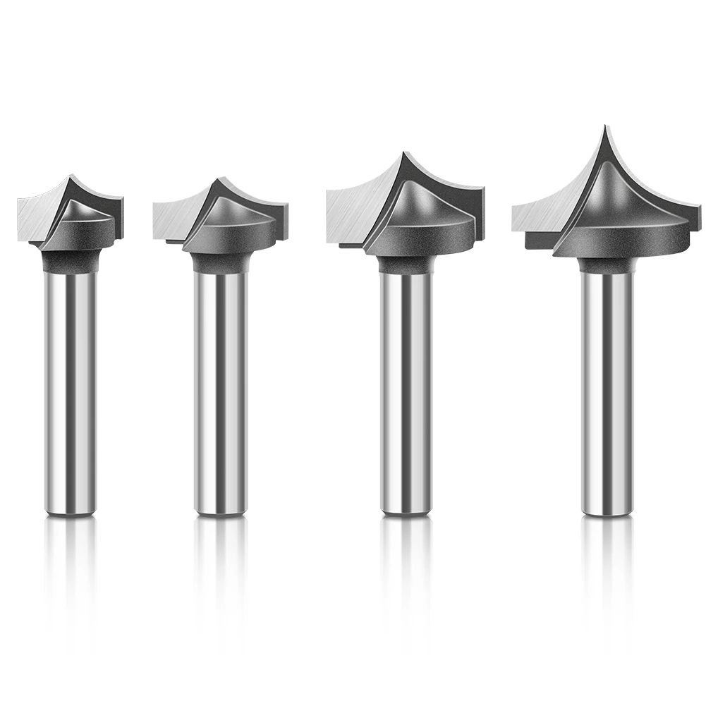 1/4 Inch 1/2 Inch Shank 6mm 12mm Shank Bottom Milling Cutter Slotting Cutter Engraving Machine Bottom Cleaning Router Bit
