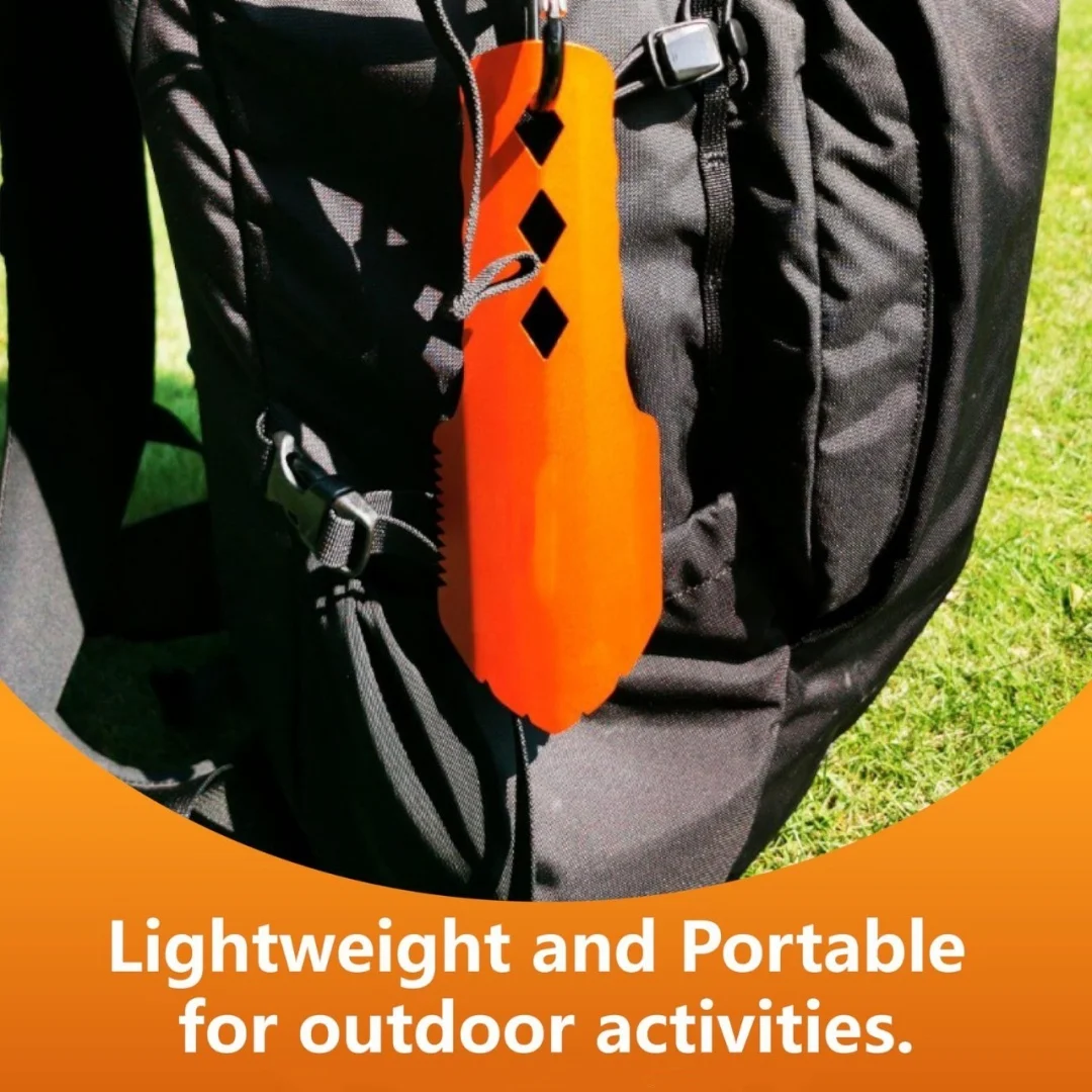 Ultralight Camping Trowel Backpacking Trowel Portable Aluminum Camping Shovel Small Potty Spade Hiking Trowel Garden Trowel Tool
