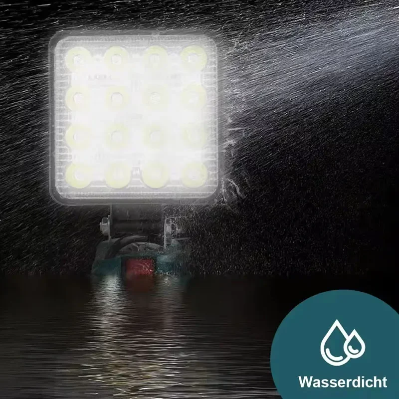 For Makita 14.4V-18V Li-ion Battery Lantern Outdoor Flashlight 3 inch Cordless LED Work Light Camping Lamp Emergency Lighting