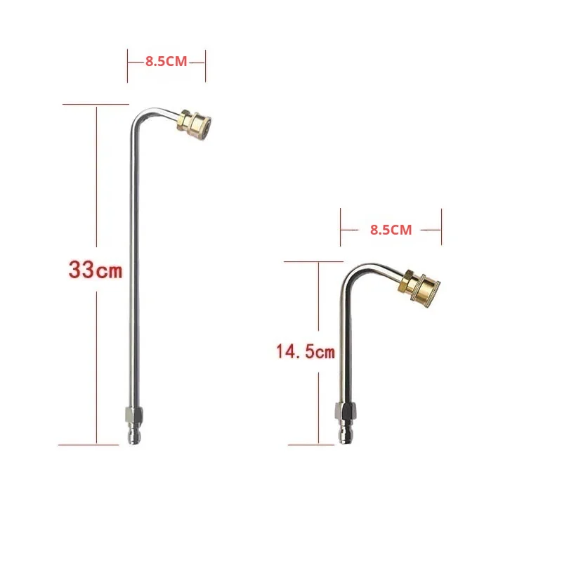Pressure Washer Extension Rod Lance Set 4000PSI Spray Gun with 1/4 Inch Quick Connect for Efficient Cleaning