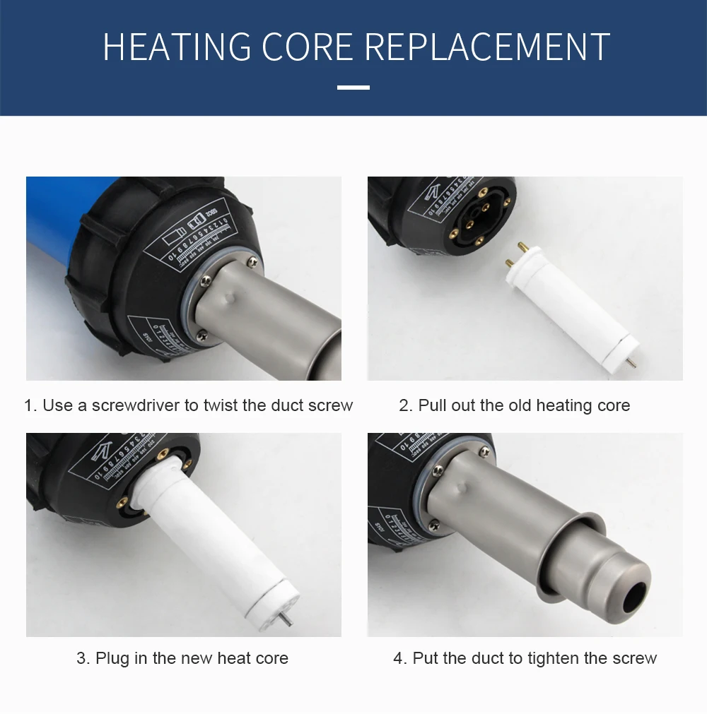 220V 1080W Hot Air Welding Gun Equipment Pvc Integrated Plastic Welding Gun For PPR PVC Plastic Flooring Welding & Repairs