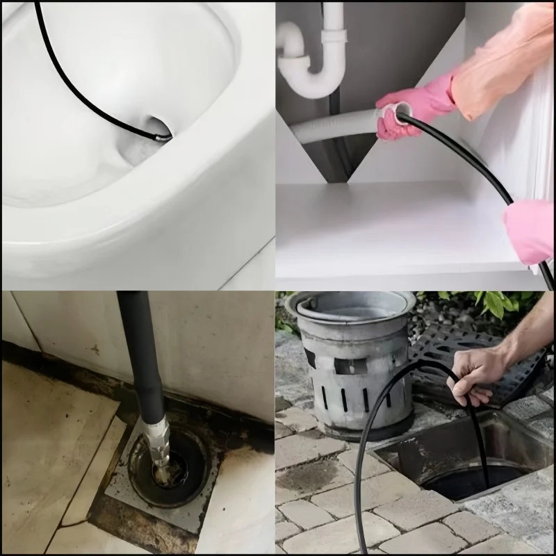 Sewer Drainage Cleaning Hose, High-Pressure Cleaning Machine Nozzle, High Pressure Hose, For Karcher Interskol Nilfisk Bosch