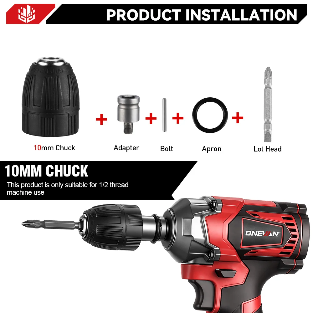 ONEVAN 21V Brushless Electric Impact Wrench 1200 N.m Cordless Wrench Electric Screwdriver Power Tool For Makita 18V Battery Pin