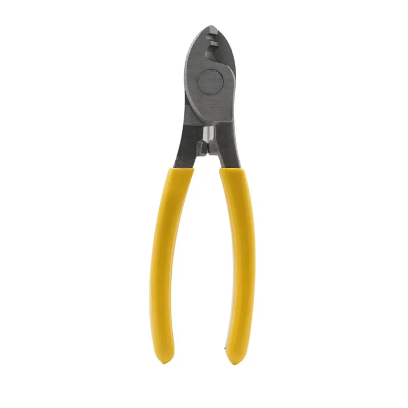 6 Inch Manual Electrician Cable Cutter Tool, Multifunctional anti Slip Electrician Pliers, Labor-Saving Wire Stripping Pliers