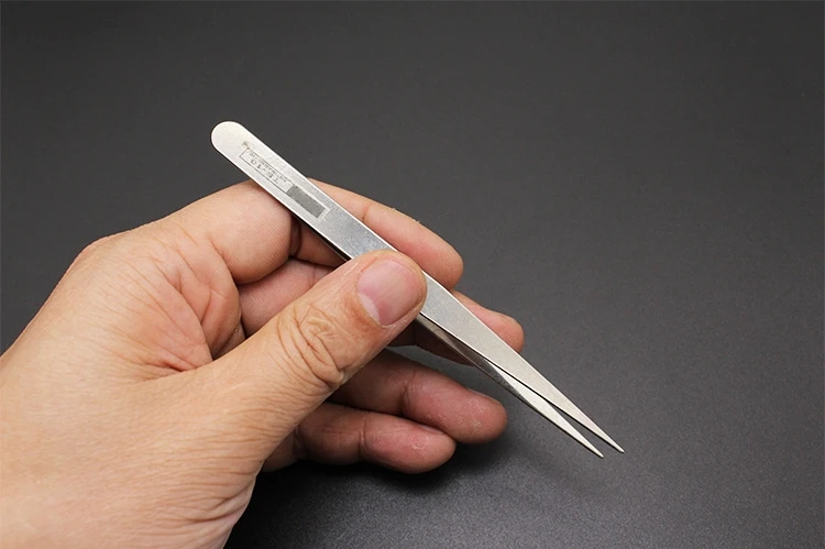 6pcs Watch Repair Tool Professional Stainless Steel Straight Curved Tweezer Watchmaker Detail Repair Tools for Mechanical Quartz