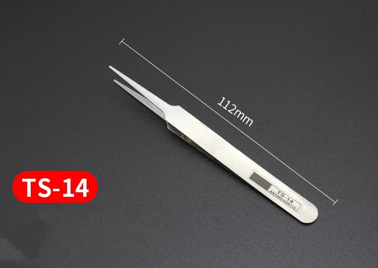 6pcs Watch Repair Tool Professional Stainless Steel Straight Curved Tweezer Watchmaker Detail Repair Tools for Mechanical Quartz