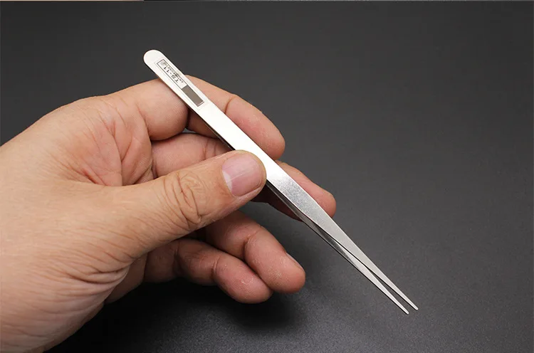 6pcs Watch Repair Tool Professional Stainless Steel Straight Curved Tweezer Watchmaker Detail Repair Tools for Mechanical Quartz