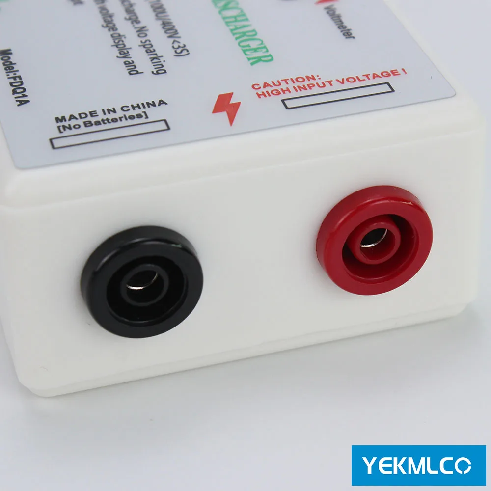 Capacitor Discharger 10-1000V Fast Discharge Protection Electrician Voltage Discharging Tool for Electronic