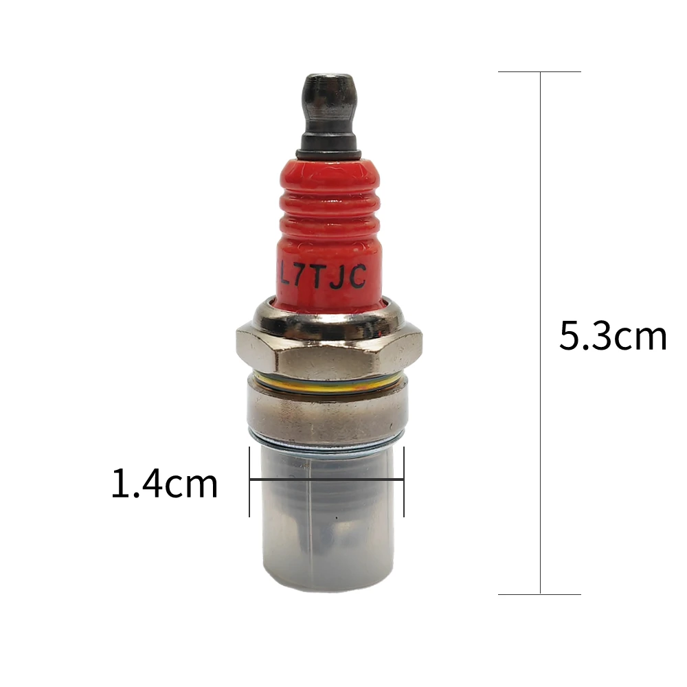 1-10PCS High-Performance Spark Plug L7TJC 3-sided Pole for Gasoline Chainsaw and Brush Cutter Garden Power Tool Accessories