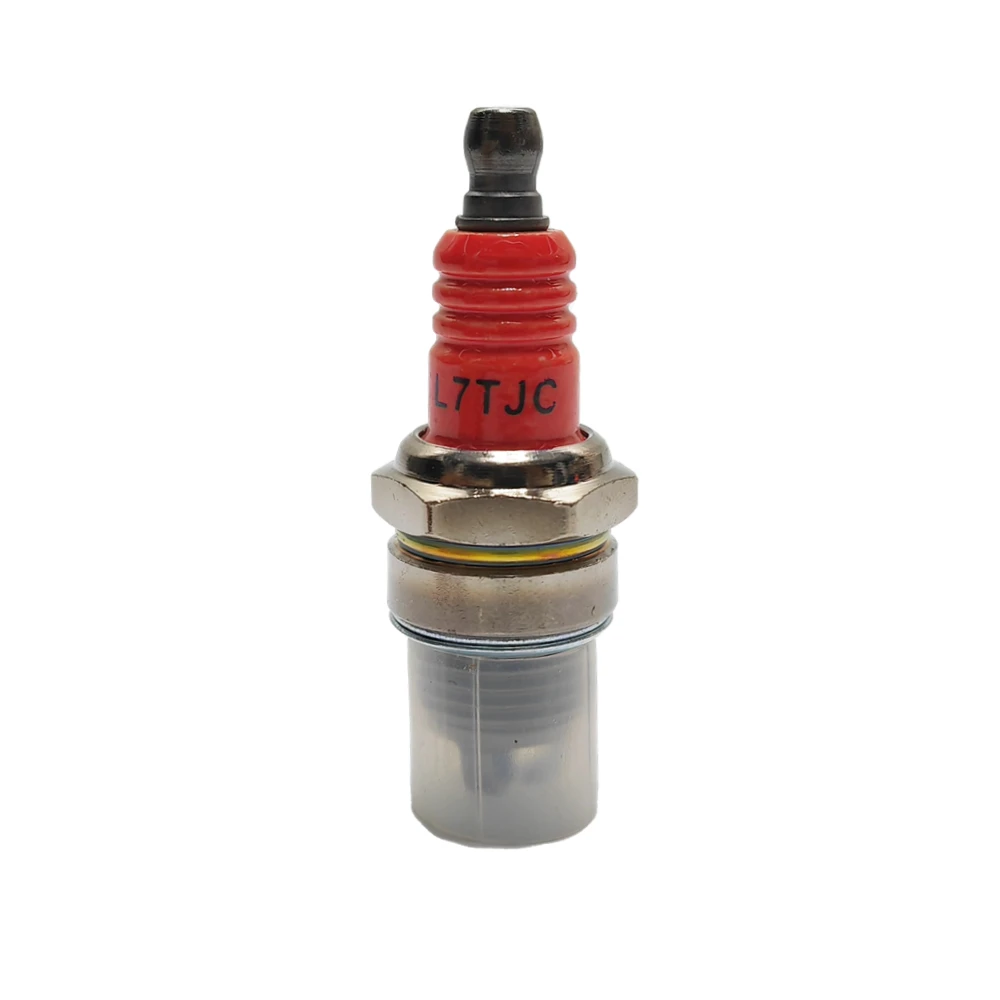 1-10PCS High-Performance Spark Plug L7TJC 3-sided Pole for Gasoline Chainsaw and Brush Cutter Garden Power Tool Accessories