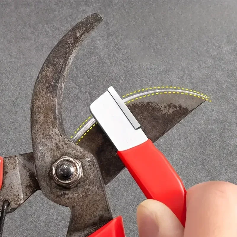 Portable Knife Sharpener Garden Scissors Kitchen Knife Mouth Sharpener Scraper Edge Trimmer Edge Scraper