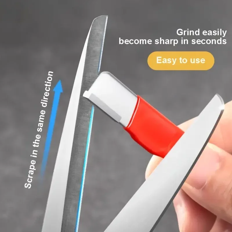 Portable Knife Sharpener Garden Scissors Kitchen Knife Mouth Sharpener Scraper Edge Trimmer Edge Scraper