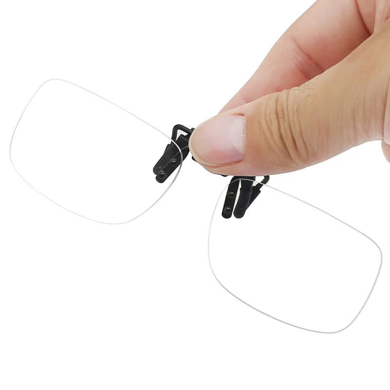 Ultra-light Clip Presbyopic Glasses Reading Glasses Flip Up Down Rimless Magnifying Glasses Lens +1.0 +1.5 +2.0