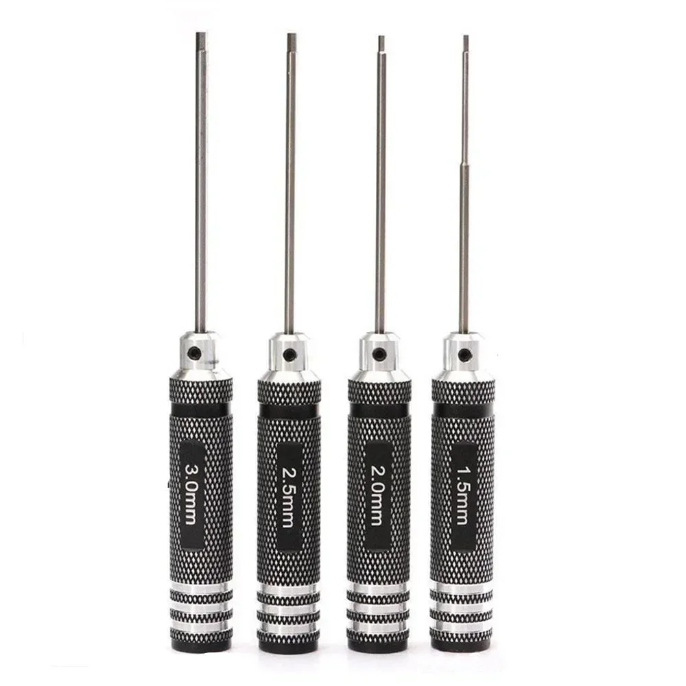 1Pcs Top Quality Titanium Nitride TiNi Hex Driver Wrench Screwdriver 1.5mm/2mm/2.5mm/3.0mm For RC Helicopter