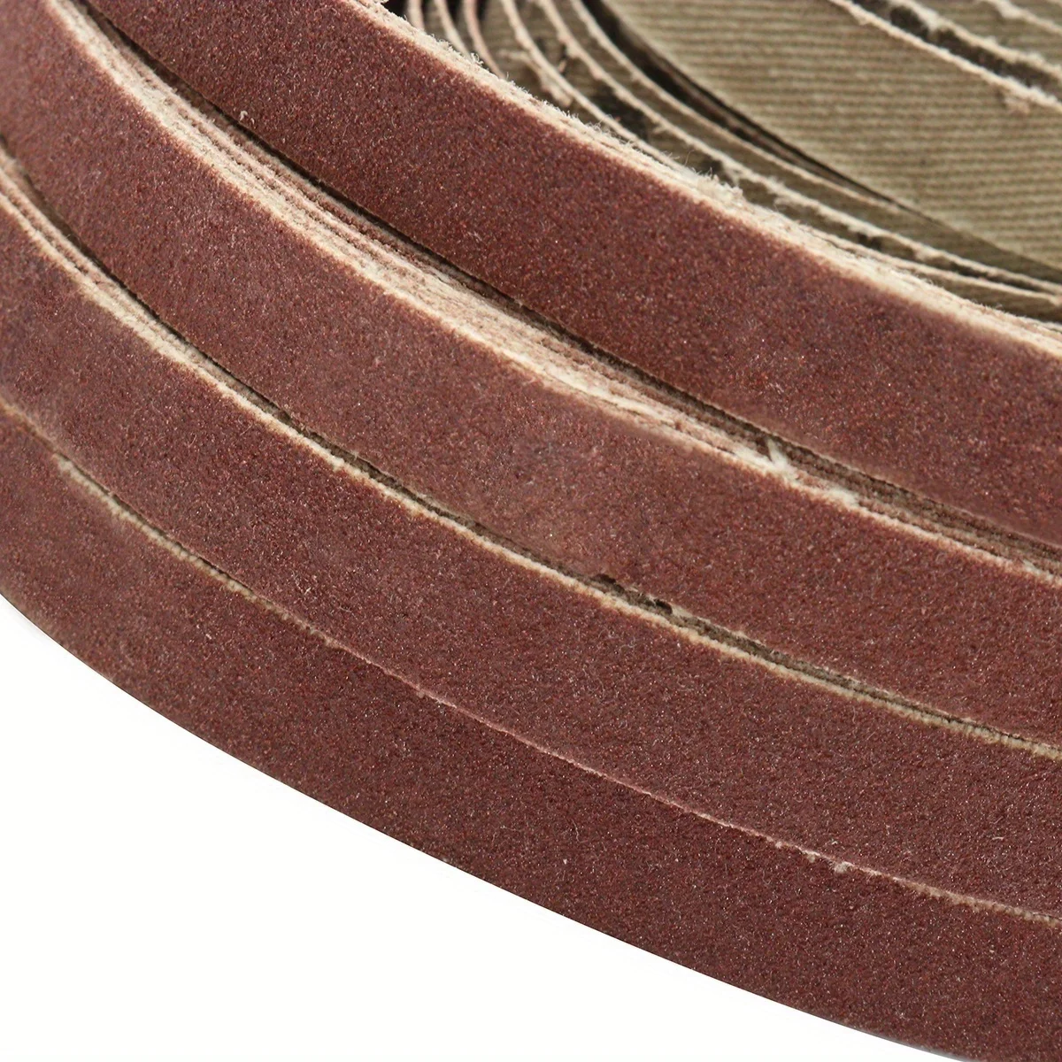 50pcs 5Rolls 10x330mm(0.39X12.99inch) Sanding Belt For Belt Sander Polishing Machine 40/60/80/120 Grit