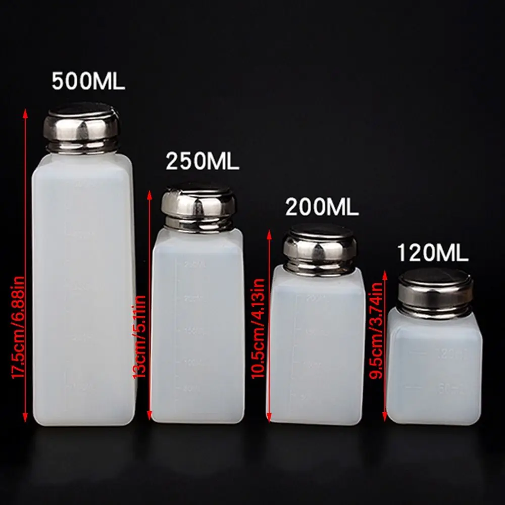 100/200/250/500ML Liquid Alcohol Split Bottle Anti Volatilization Flux Bottle Press Type Split Bottle